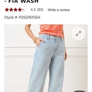 Talbots Light Blue Flare Jeans